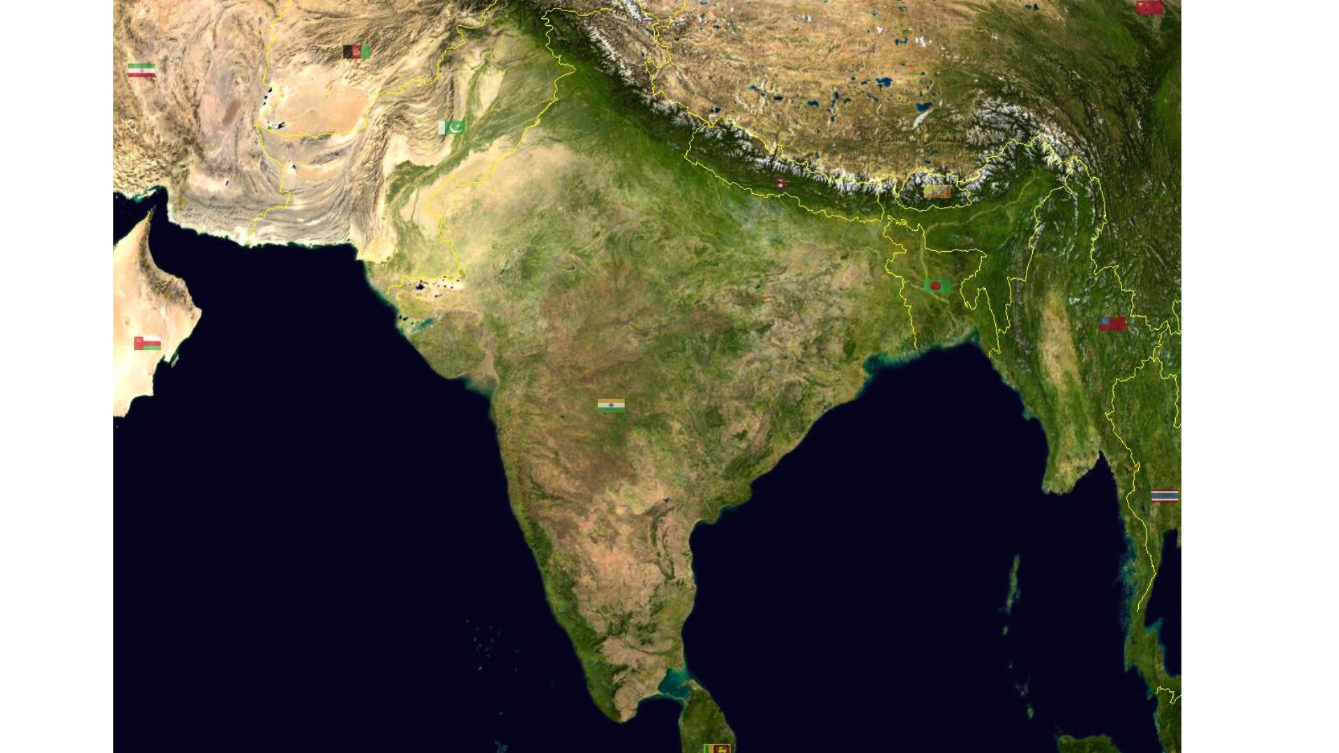 geography of indian subcontinent